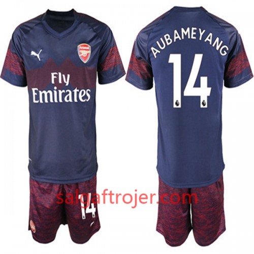 Arsenal Fodboldtrøjer Pierre-Emerick Aubameyang 14 Børn Udebanesæt 2018/19 Kort ærmer Arsenal Fodboldtrøjer Pierre-Emerick Aubameyang 14 Børn Udebanesæt 2018/19 Kort ærmer